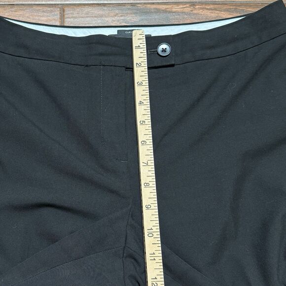 Women's Talbots Dress Pants Black Curvy Fit Mid Rise Work Straight Leg Size 10 - Picture 3 of 8